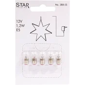 Reservlampa 5-p E5 12V 1,2W Star Trading.