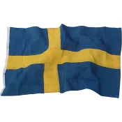 Flagga Sverige 240cm.