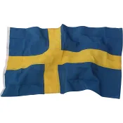 Flagga Sverige 300cm.