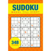 Sudoku : medel till svår - 348 pussel.