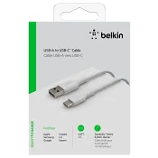 USB-A till USB-C Vit 2m Belkin.