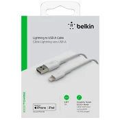 Lightningkabel Vit 3m Belkin.