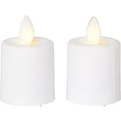 Värmeljus med timer LED 2-p.