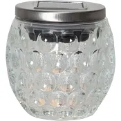 Bordslykta 10cm vitt ljus ICA.