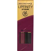 Lipfinity 102 Glistening Läppfärg ca 2ml 2-p Max Factor.