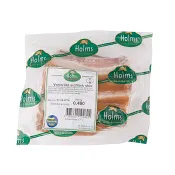 Sidfläsk Varmrökt skivad ca 500g Holms Kött &amp; Chark.