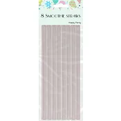 Smoothiesugrör med borste 8-p Happy Party.