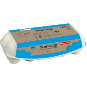 Ägg Frigående inomhus Extra stora 10-p Kronägg.