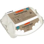 Vardagsägg Frigående inomhus M 6-p Kronägg.