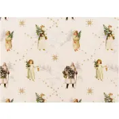 Julpapper Vit Jul 0,7x3m ICA.