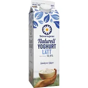 Lättyoghurt Mild Naturell 0,5% 1l Skånemejerier.