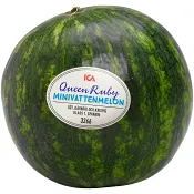 Minivattenmelon Queen Ruby ca 2kg Klass 1 ICA.