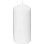 Blockljus vit H15cm.