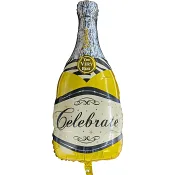 Folieballong Champagneflaska 50x100cm.