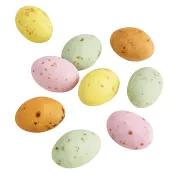 Spräckliga fågelägg.