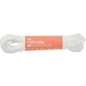 Tvättlina vit 20m ICA.