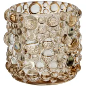 Bubble ljuslykta grå H8,5.