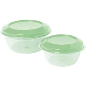 Förvaringsburk Grön 0,25l/0,5l 2-p ICA.