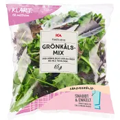 Grönkålsmix Finbladig sköljd 65g ICA.