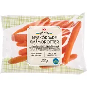 Småmorötter Nyskördade 350g Klass 1 ICA.