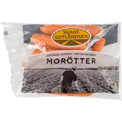 Morötter Tvättade 1 kg Gotlandspecialisten.