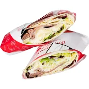 Wraps med Rostbiff &amp; potatissallad 350g Green Hill Catering.
