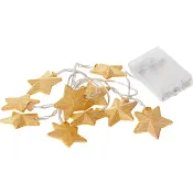 Ljusslinga Stjärna 10LED Guld ICA.