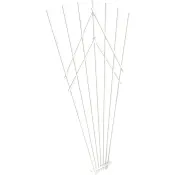 Spaljé Trä Vit Solfjäder Up&amp;Grow.