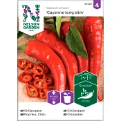 Chilipeppar Cayenne Long Slim 1-p Nelson Garden.