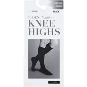 Knästrumpa 2p 50Den Svart Onesize mywear.