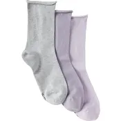 Strumpa 3p lös resår mix 36/38 ICA I love eco.