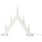 Elljusstake Idre 5ljus Vit Markslöjd.