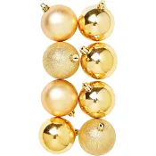 Julkulor Guld 8-p 8cm ICA.