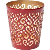 Ljuslykta Smilla Röd metall 1-p ICA.