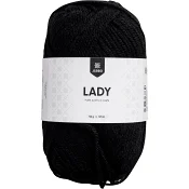 Garn Lady Svart 50g Järbo.
