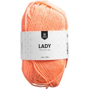 Garn Lady Aprikos 50g Järbo.