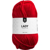 Garn Lady Röd 50g Järbo.