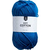 Garn Soft Cotton Blå 50g Järbo.