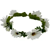 Midsommarkrans Vita blommor 21cm.