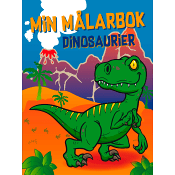 Målarbok Dinosaurier.