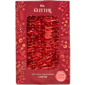 Glitter Röd 5m ICA.