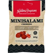 Minisalami Chorizo 60g Nyhléns Hugosons.