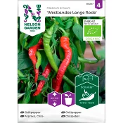 Chilipeppar Wasetlandse Lange Rode 1-p Nelson Garden.