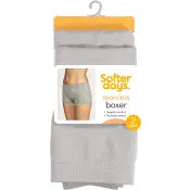 Boxer seamless L/XL 2p ljusgrå Softer Days.