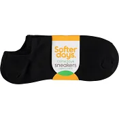 Strumpa sneaker 34-36 5p svart Softer Days.