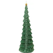 Kalenderljus Gran H28cm.