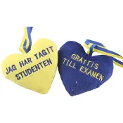 Mjukishjärta blå/gul.