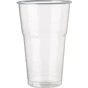 Ölglas plast 50cl 25-p ICA.