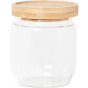 Glasburk med bambulock 10cm Zeline.