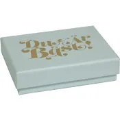 Presentbox Du är bäst 13x10x3 cm.